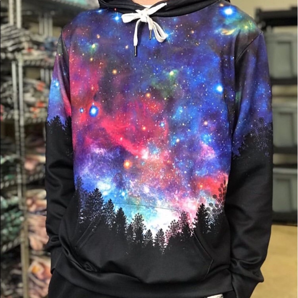 Ultra Rare Tree Galaxy Hoodie-Small